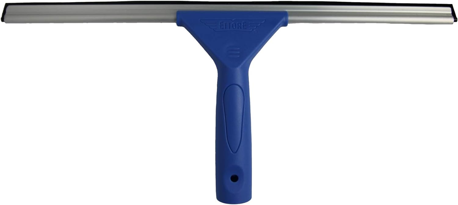 Ettore 17016 16-Inch All Purpose Window Squeegee with Silicone Rubber Blade Blue