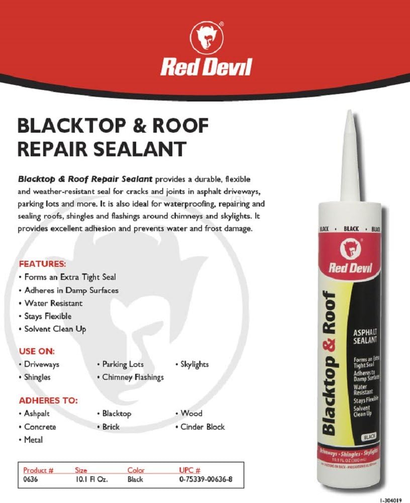 Blacktop & Roof Repair Sealant 10.1 FL. OZ. Cartridge