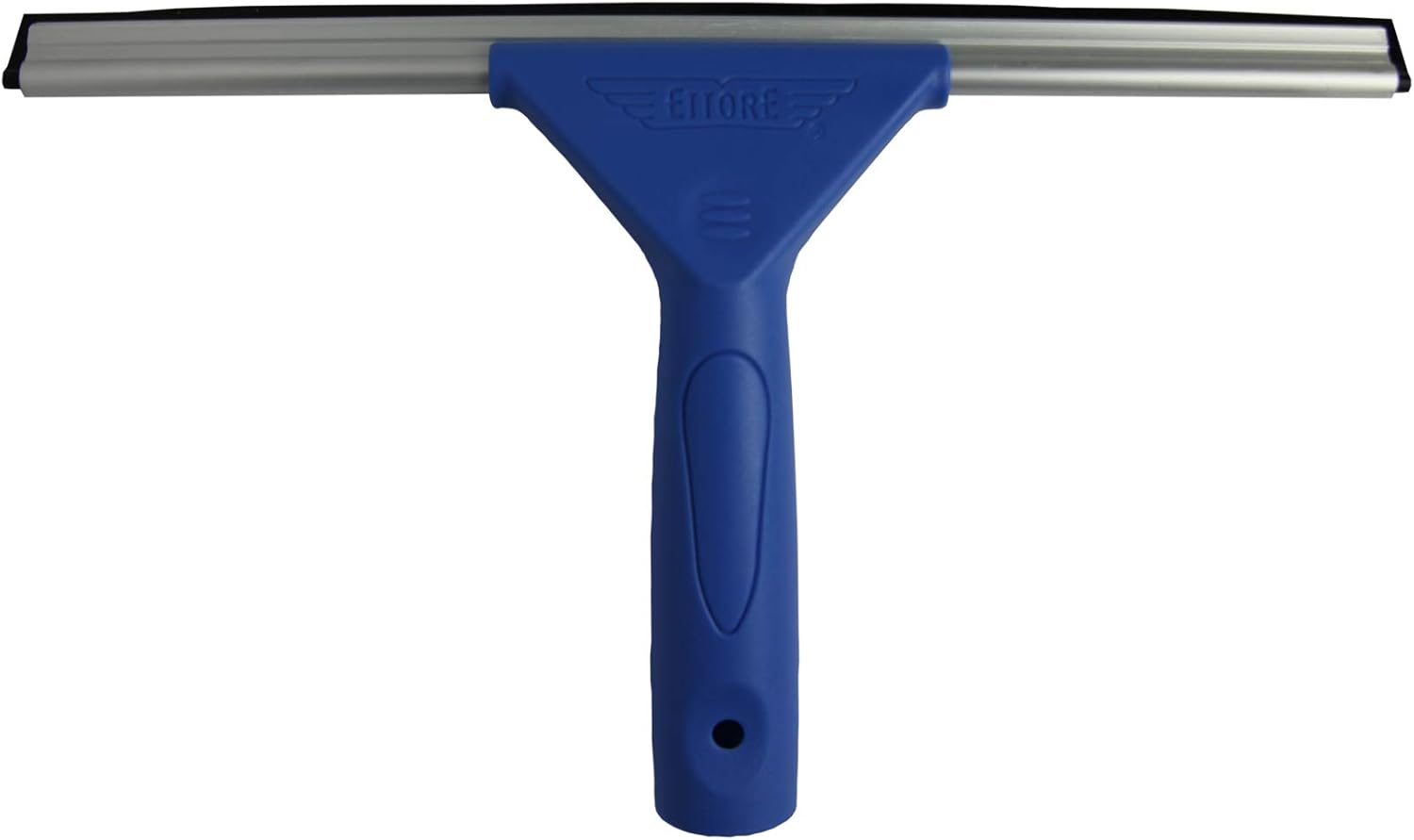 Ettore 17012 12-Inch All Purpose Window Squeegee with Silicone Rubber Blade Blue