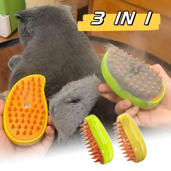 Pet Electric Spray Massage Comb Steam Brush | Pet Brush | Pet Grooming Brush | Steam Brush for pets