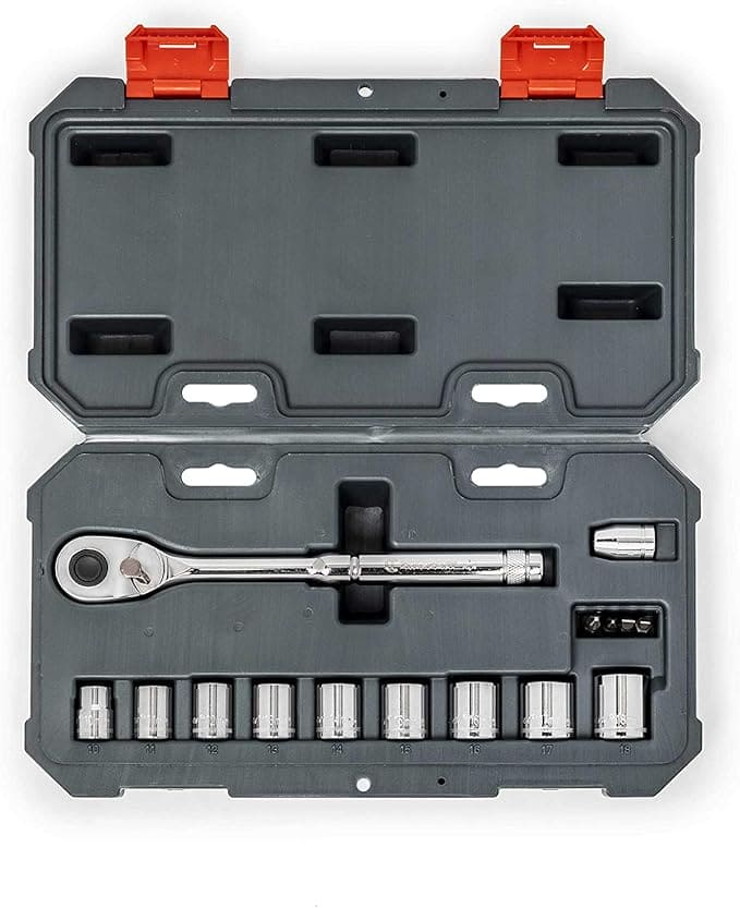 Crescent 15 Pc 3/8" Drive 6 Point Metric Mechanics Tool Set - CSWS38MM15