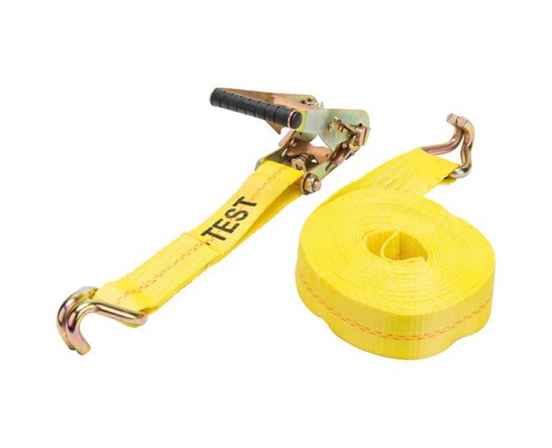 27' X 2" Ratchet Tie-Downs - Double J-Hooks