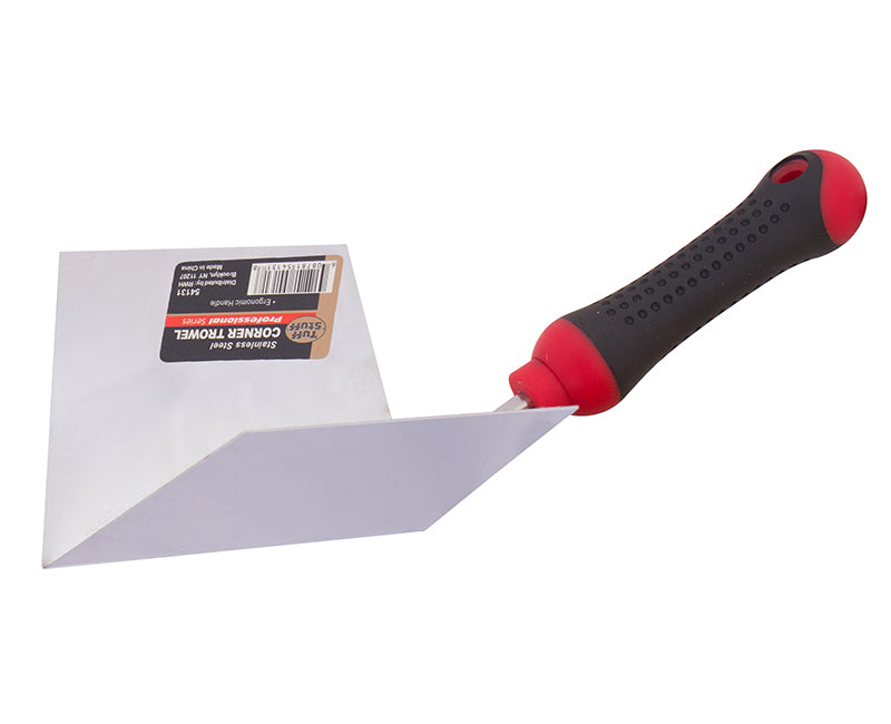 Drywall Corner Trowel Tool Outside & Inside Corner Knife SoftGrip Stainless Steel