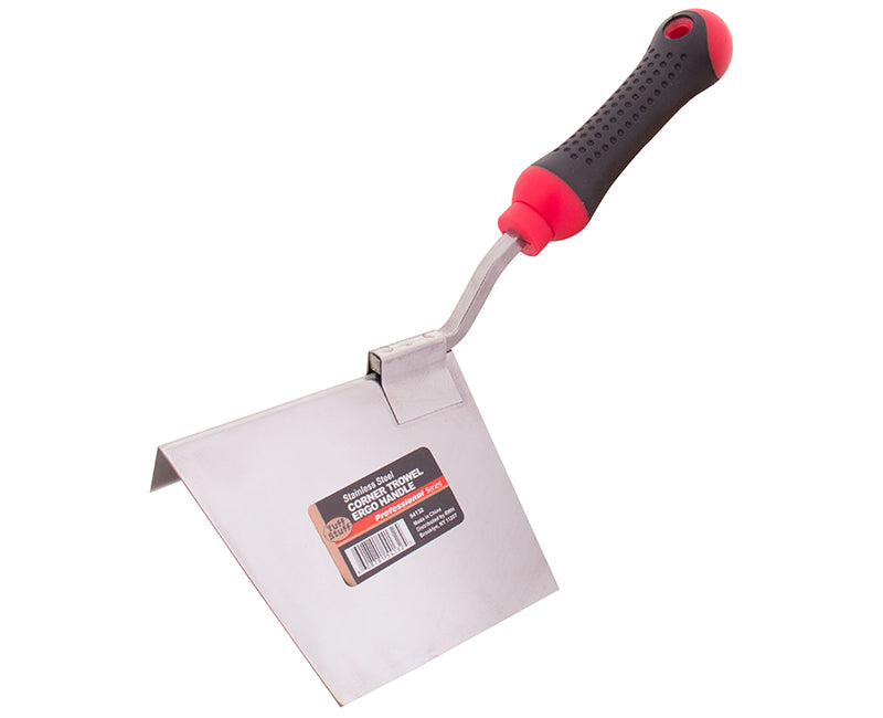 Drywall Corner Trowel Tool Outside & Inside Corner Knife SoftGrip Stainless Steel